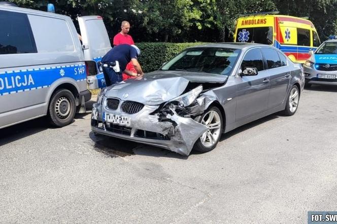 Pościg policji za nietrzeźwym kierowcą BMW w Kielcach