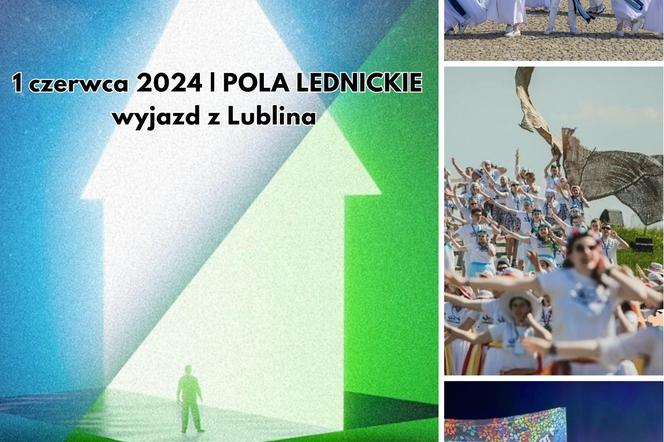 Lednica 2024 - wyjazd z Centrum Młodych z Lublina - plakat 