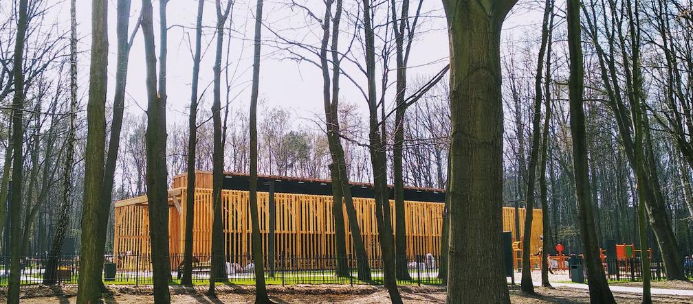 Katowice: W Parku Zadole powstała pierwsza w mieście tężnia solankowa [ZDJĘCIA, AUDIO]