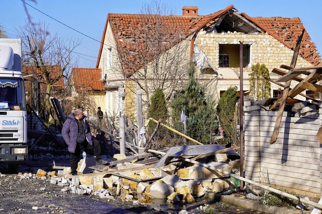 Zniszczenia po rosyjskich atakach w Odessie