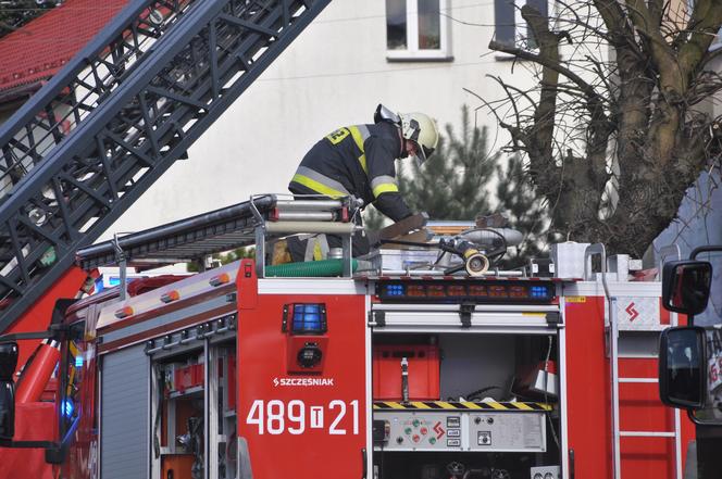 Pożar w domu przy ulicy 1 Maja w Skarżysku-Kamiennej
