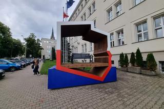 Kontrowersyjna instalacja w centrum Olsztyna