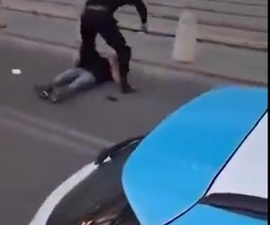 Brutalna bójka na Dworcu Centralnym w Warszawie. Wszystko widać na nagraniu