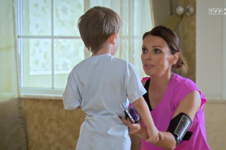 Barwy szczęścia odcinek 1923, Ksawery (Bartosz Gruchot), Kasia (Katarzyna Glinka)