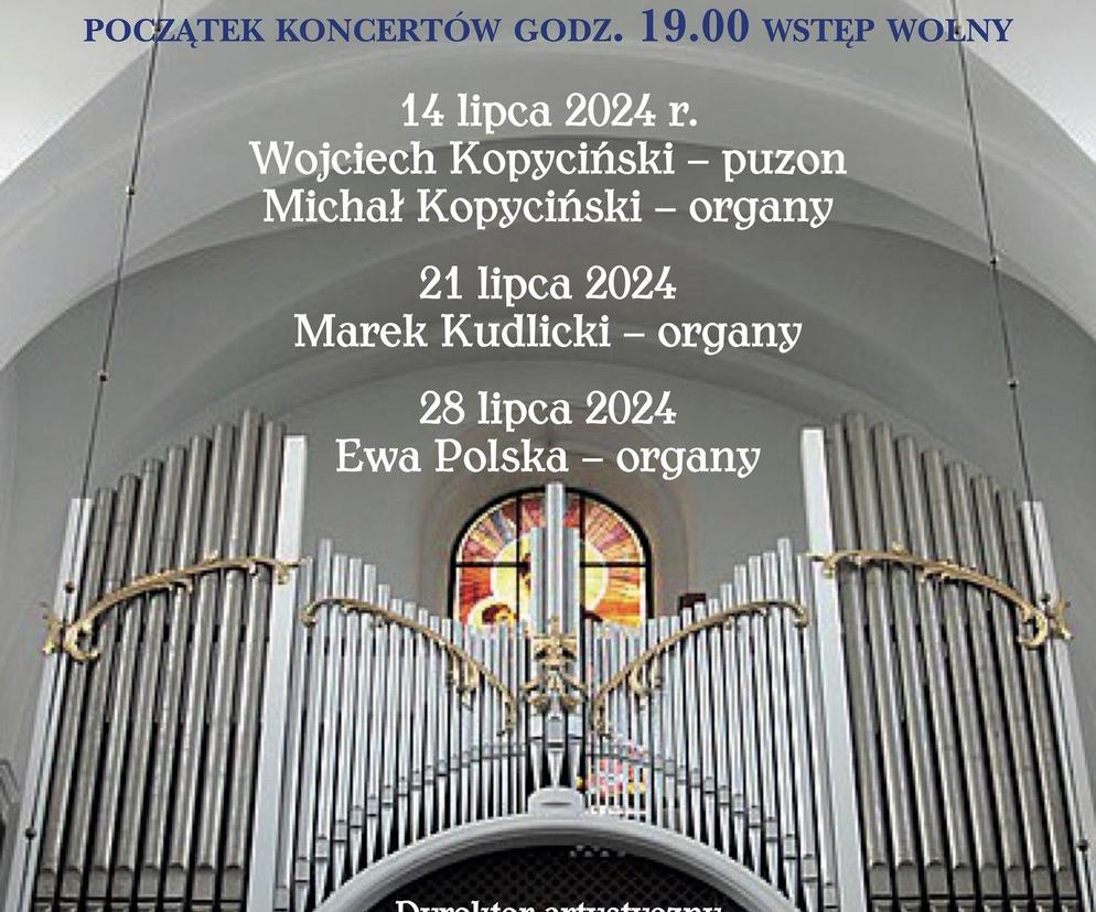 Koncerty Organowe na Górze Chełmskiej - plakat