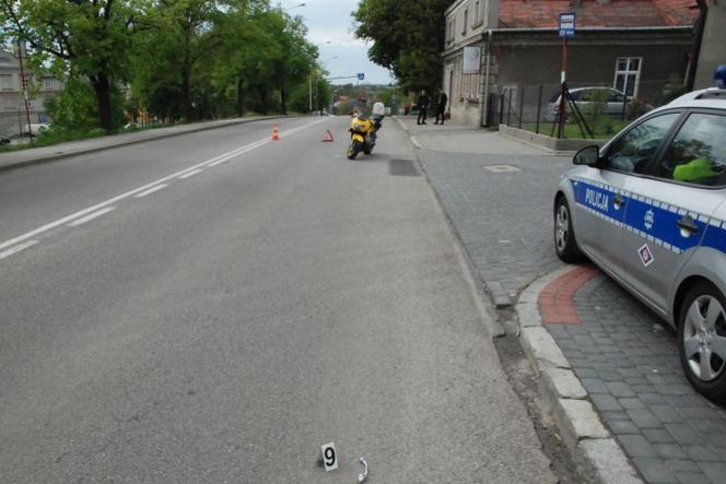 Dramatyczny wypadek motocyklisty w Jarosławiu