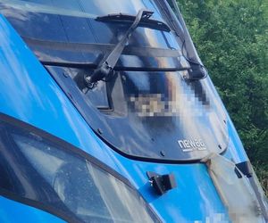 Ewakuacja pasażerów pociągu w Tychach