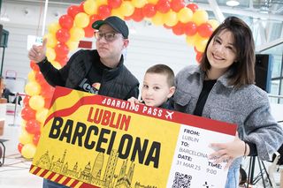 Pierwszy lot z Lublina do Barcelony 