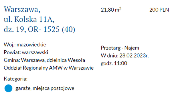 Oferta Agencji Mienia Wojskowego