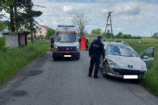 Śmiertelny wypadek w Konopnicy. Rowerzysta zmieciony z drogi przez peugeota