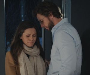 	M jak miłość odc. 1856. Kasia (Paulina Lasota), Mariusz (Mateusz Mosiewicz)