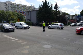 Funkcjonariusze rywalizujący w konkursie Policjant Ruchu Drogowego 2017