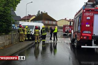 Bus wjechał w pieszych na chodniku w Sarbinowie. Za kierownicą pijany 28-latek