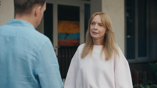 Barwy szczęścia odc. 3126. Łukasz (Michał Rolnicki), Agnieszka (Katarzyna Tlałka)