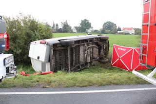 Tragiczny wypadek w Tarkowie Górnym. Kobieta potrącona przez kierowcę busa