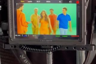 Nowa czołówka Barw szczęścia 2023. Patryk (Konrad Skolimowski), Justin (Jasper Sołtysiewicz), Kajtek (Jakub Dmochowski), Tomek Kępski (Jakub Sokołowski), Oliwka (Wiktoria Gąsiewska)