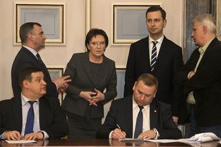 Premier Kopacz podpisała porozumienia z górnikami