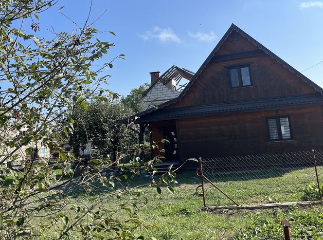 Rosyjski dron spadł na dom. "To było straszne. Spokoju już nie będzie"