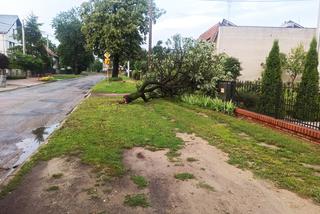 ​Osiedle Gronowo pod wodą po oberwaniu chmury