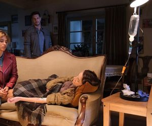 M jak miłość odc. 1850. Kama (Michalina Sosna), Marcin (Mikołaj Roznerski), Martyna (Magdalena Turczeniewicz)