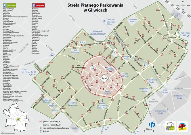 Strefa płatnego parkowania Gliwice