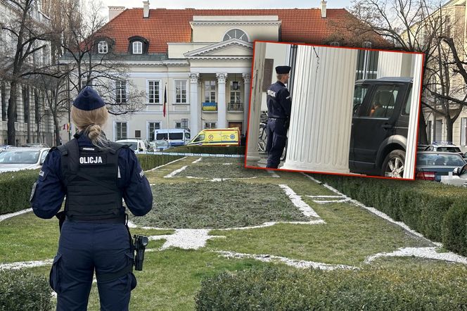 Akcja policji w centrum Warszawy