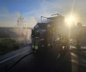 Pożar busa 