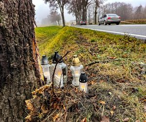 Ostatnia randka Huberta i Mileny. Roztrzaskali się o drzewo. 300 metrów od domu.