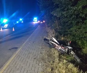Na drodze w regionie zginął motocyklista