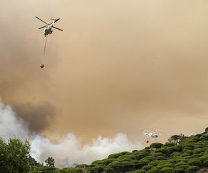 Pożary w Hiszpanii.