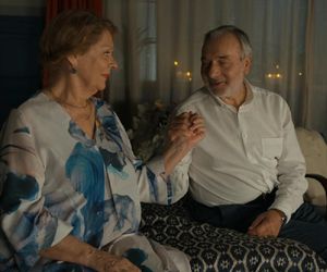 Barwy szczęścia, odcinek 3120. Józefina (Elżbieta Jarosik), Andrzej (Leon Charewicz)