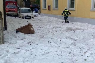 Szokująca anomalia w Niemczech! Białe ulice w lipcu