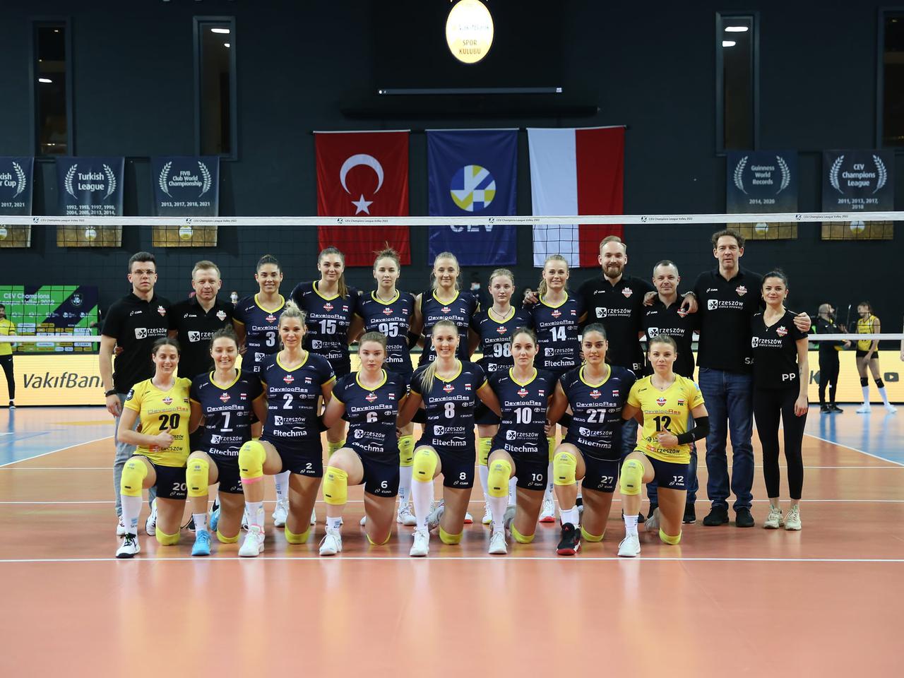 Niespodzianki nie było.  Developres Bella Dolina Rzeszów za burtą Ligi Mistrzyń