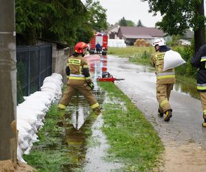Podtopienia w powiatach jędrzejowskim i włoszczowskim