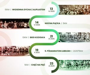 Lublin. Jest kalendarz biegowy na 2025 rok [AUDIO]