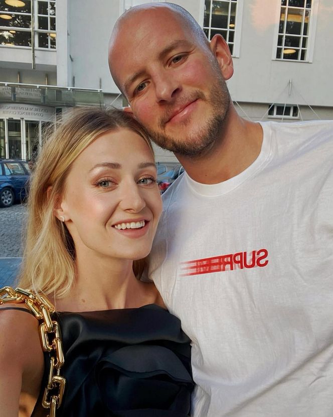 Bartosz Kurek z żoną Anną