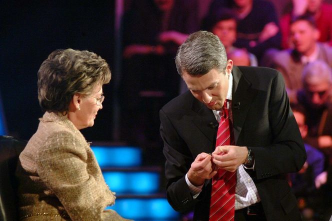 Hubert Urbański w "Milionerach" TVN-u