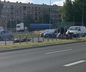 potrącenie motocyklisty Częstochowa