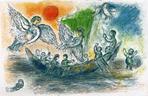 Marc Chagall Odyseja, rycina XIX