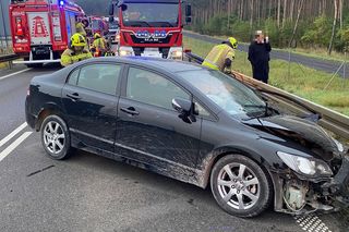 Wypadek między rondami w Lesznie. Dwie kolizje koło Kościana [ZDJĘCIA]