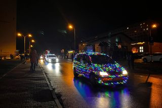 Świąteczna parada samochodów w Żorach - ZDJĘCIA 