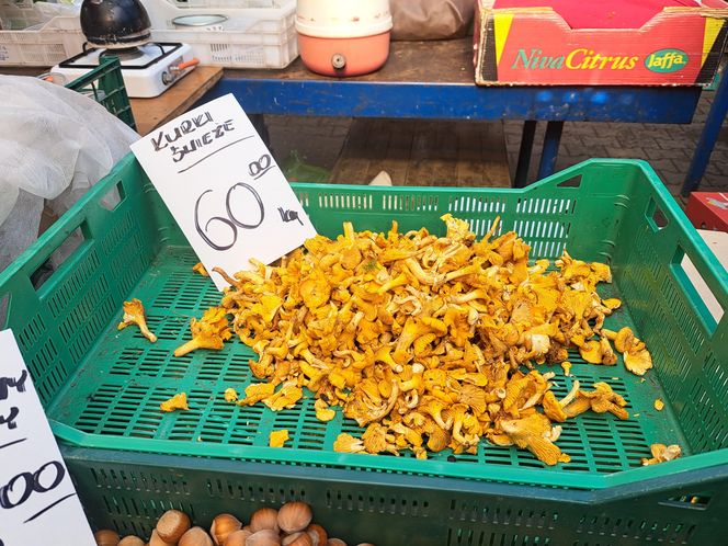 Ceny grzybów na Nowym i Starym Kleparzu w Krakowie