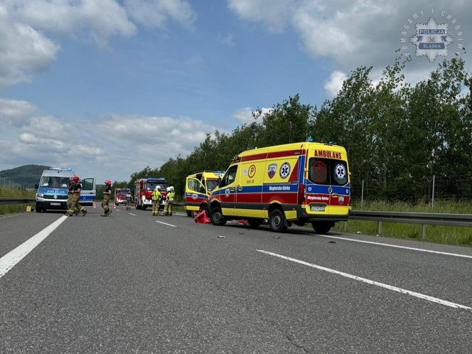 Tragiczny wypadek na S1. Nie żyje motocyklista