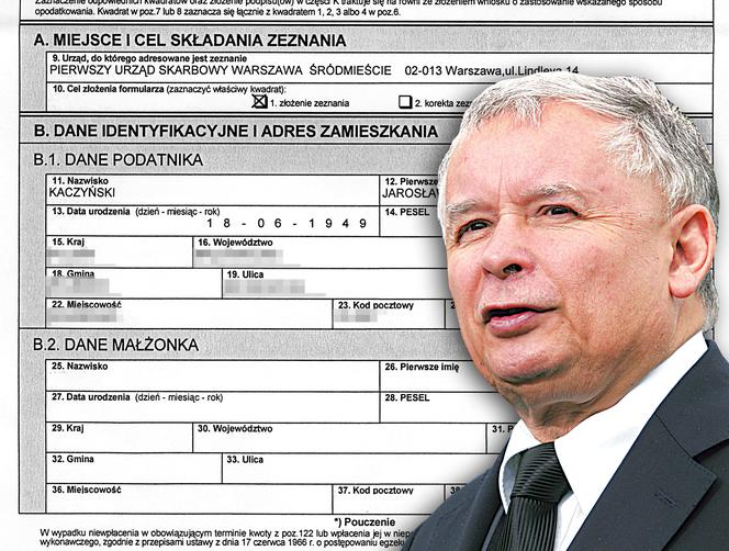 Kaczyński ma zwrócić fiskusowi złotówkę