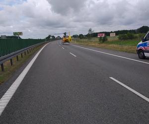Poważny wypadek na S7. Lądował śmigłowiec LPR. Droga całkowicie zablokowana [ZDJĘCIA]