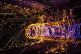 Steel wool photography