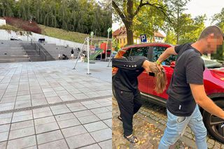 Horror pod galerią handlową. Michał G. dźgnął nożem dwóch nastolatków. Odpowie za próbę zabójstwa