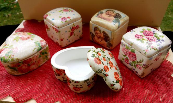 Szkatułki Decoupage
