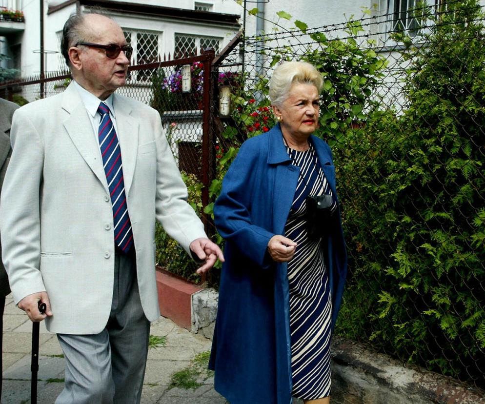 Wojciech Jaruzelski z żona Barbarą