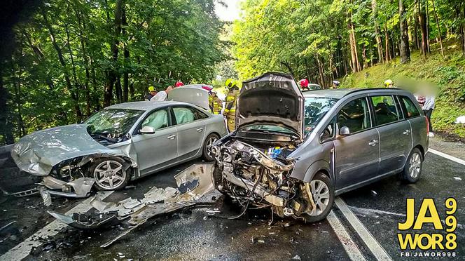 Groźny wypadek pod Bolkowem